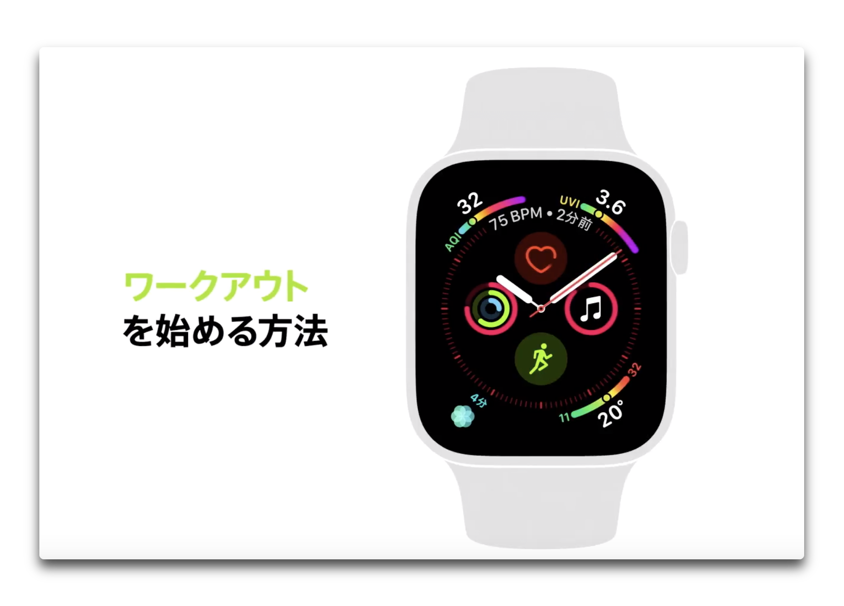 Apple Japan、Apple Watch Series 4の機能にフォーカスした新しいCF3本を公開
