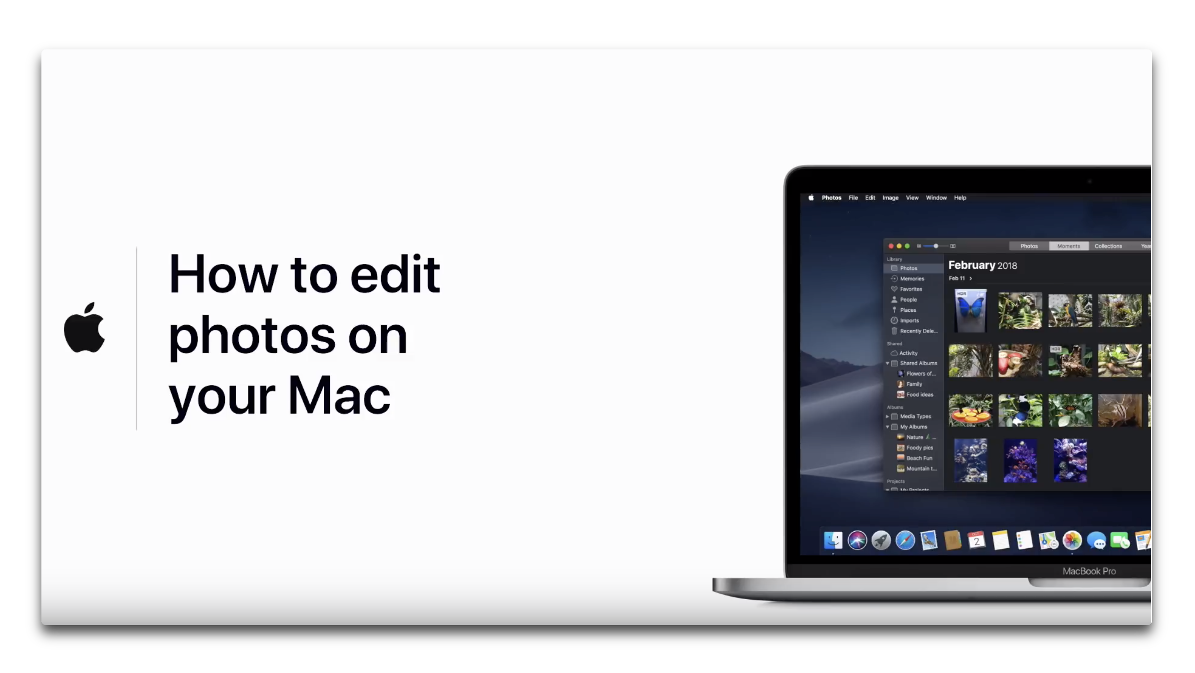 Apple Support、「Macで写真を編集する方法」のハウツービデオを公開