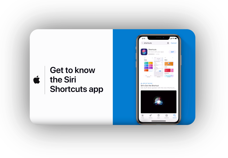 Apple Support、「Siri Shortcutsアプリを知る」と題するハウツービデオを公開