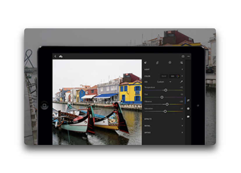 「Adobe Lightroom CC for iPad」がバージョンアップで新機能を追加