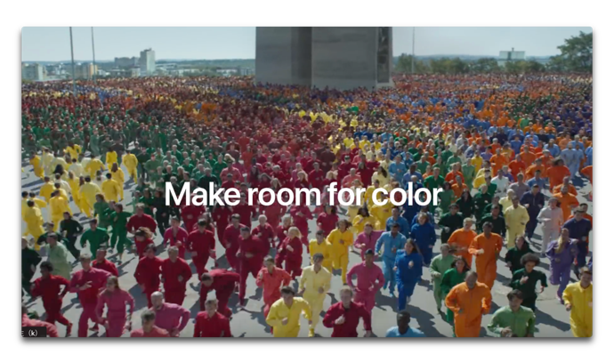 Apple、ボディカラーを強調した「iPhone XR — Color Flood」と題する新しいCFを公開