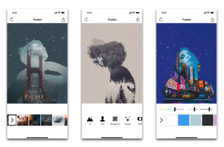【iOS】ポートレイト写真に二重露光での画像をブレンドする「Fuzion」が1月24日リリース予定