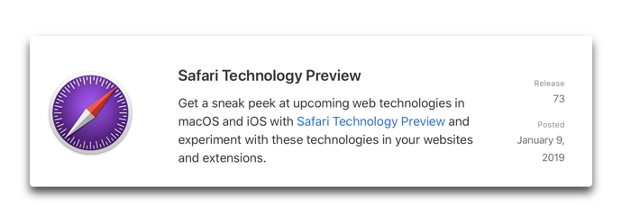 Safari Technology Preview 73 00001