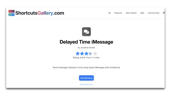 Delayed Time iMessage 00001