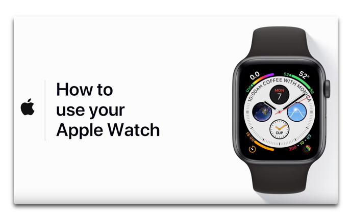 Apple Support、「Apple Watchの使い方」のハウツービデオを公開