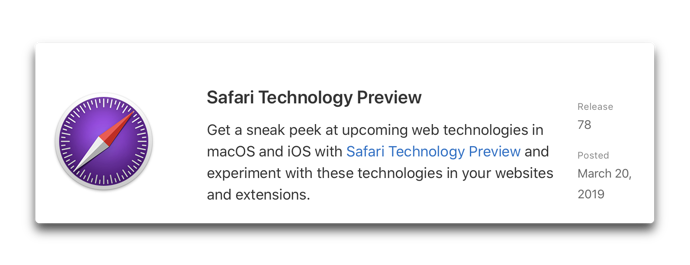 Safari Technology Preview 78 00001