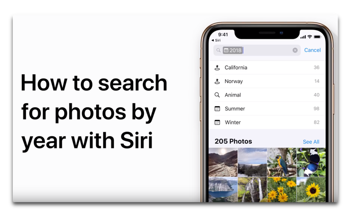 Apple Support、「Siriを使って写真を検索する方法」のハウツービデオを公開