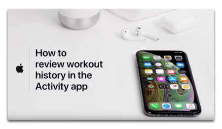 Apple Support、「アクティビティアプリでトレーニング履歴を確認する方法」のハウツービデオを公開