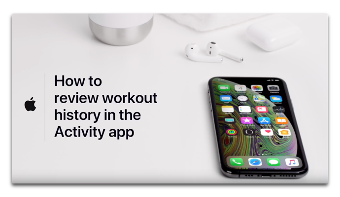 Apple Support、「アクティビティアプリでトレーニング履歴を確認する方法」のハウツービデオを公開