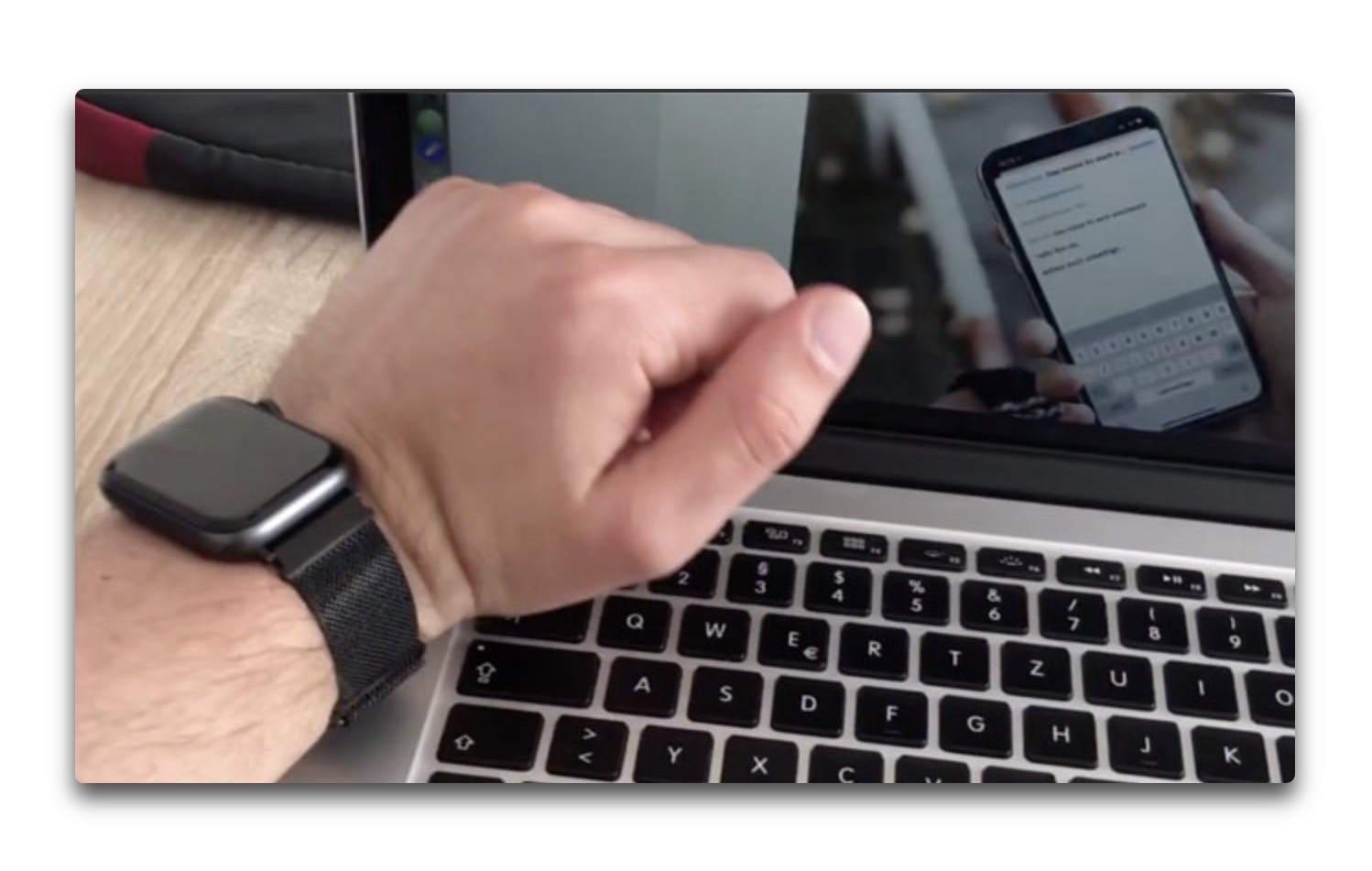 Apple Watch のバンドがMacBookをスリープさせることがある