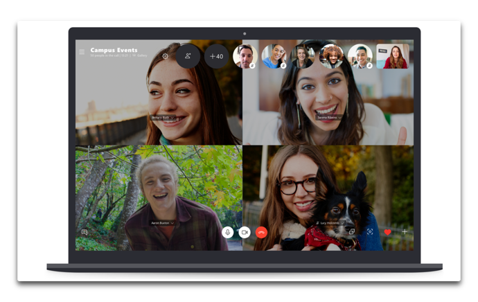 Skypeはグループ通話を50人に倍増しAppleのFaceTimeの32人を追い越しました