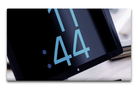 Apple Watchの文字版を表示するMacのスクリーンセーバ「Watch OS X」