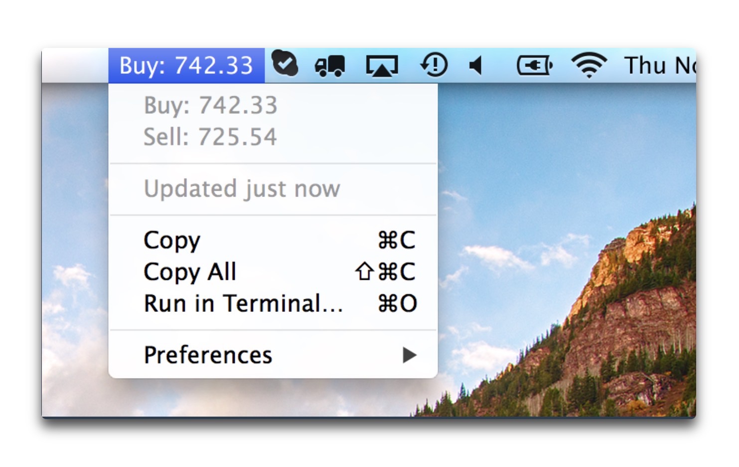 【Mac】スクリプトまたはプログラムをメニューバーに直接表示できる無料アプリ「BitBar」