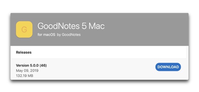 goodnotes mac version