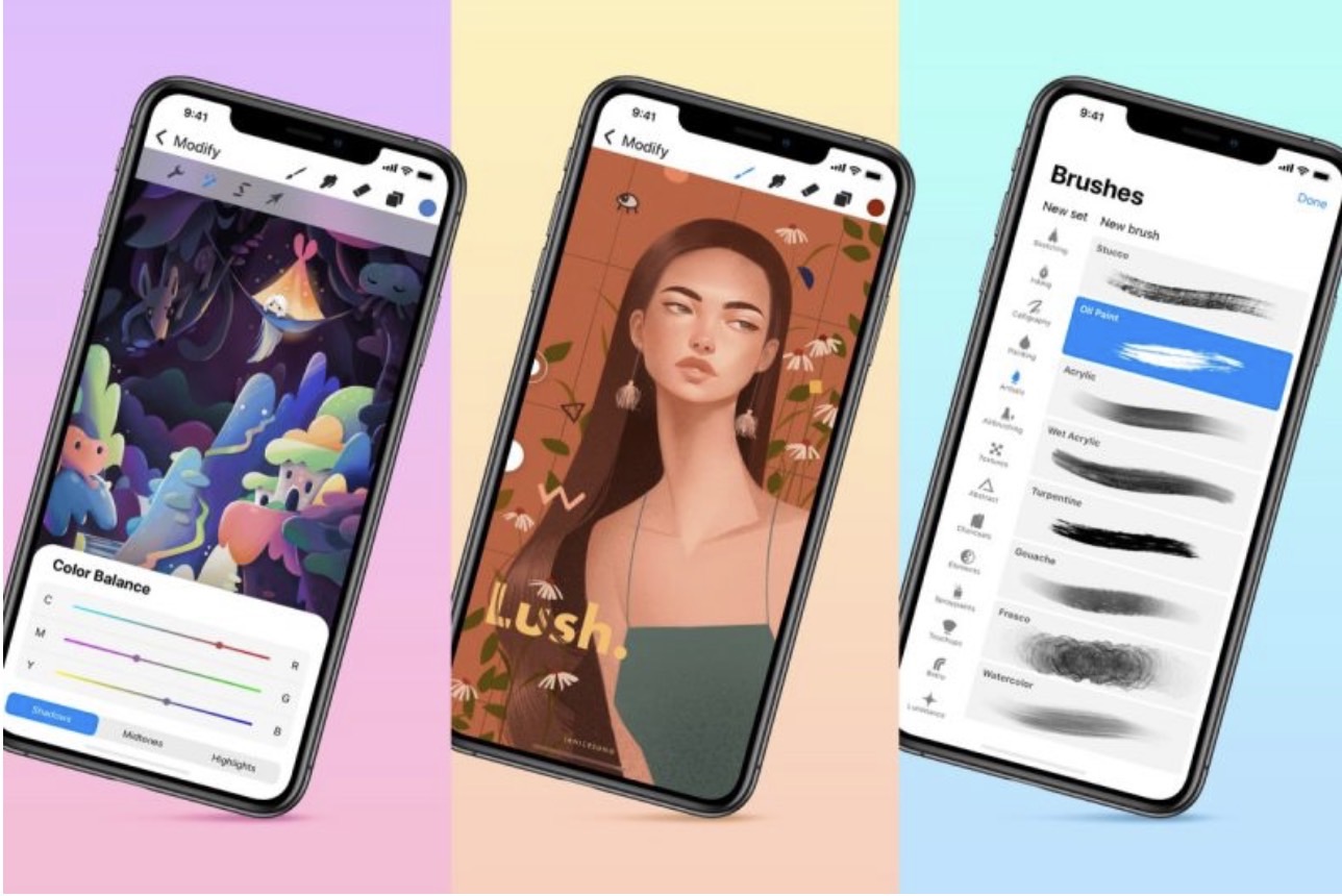 Ipadで人気の Procreate 同等機能を持ったiphone用 Procreate Pocket 3 0 がリリース 酔いどれオヤジのブログwp