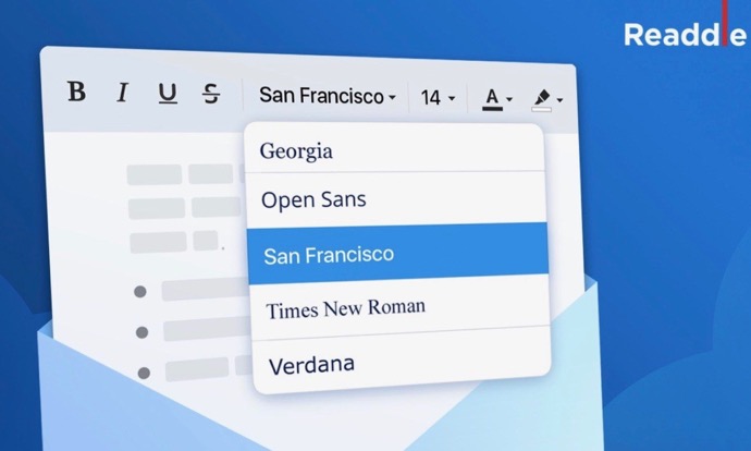 【Mac / iOS】Readdle、フォントのタイプとサイズを変更などの新機能のメールクライアント「Spark 2.3.5」をリリース