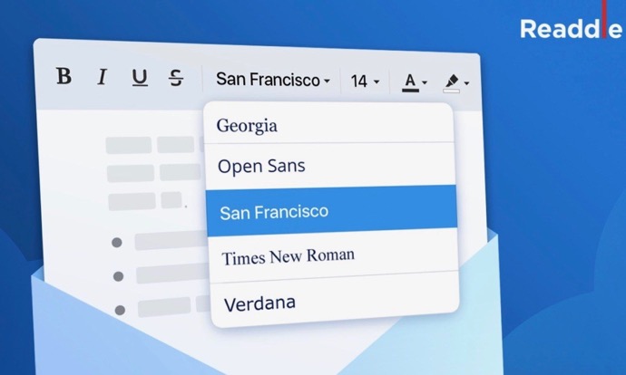 Mac Ios Readdle フォントのタイプとサイズを変更などの新機能のメールクライアント Spark 2 3 5 をリリース 酔いどれオヤジのブログwp