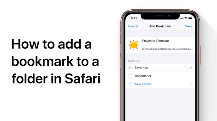 Apple Support、「Safariでフォルダにブックマークを追加する方法」のハウツービデオを公開