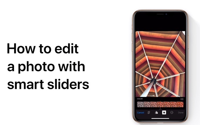 Apple Support、「スマートスライダを使って写真を編集する方法」のハウツービデオを公開