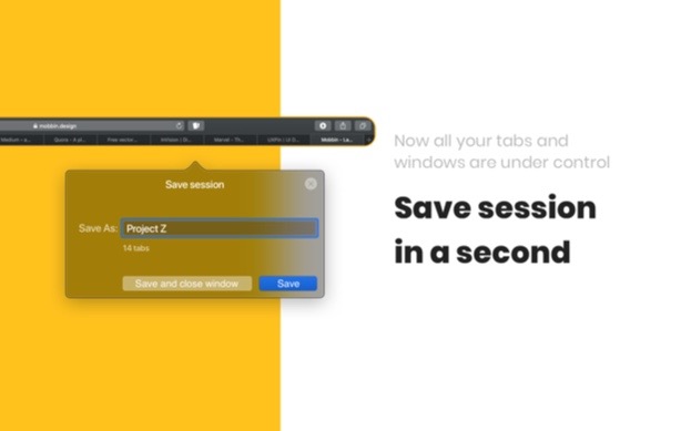 【Mac】Safariで開いているタブをセッションとして保存する無料のSafari拡張機能「Toast」