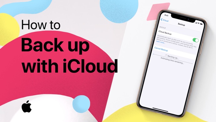 Apple Support、iPhone、またはiPadをiCloudにバックアップする方法のハウツービデオを公開