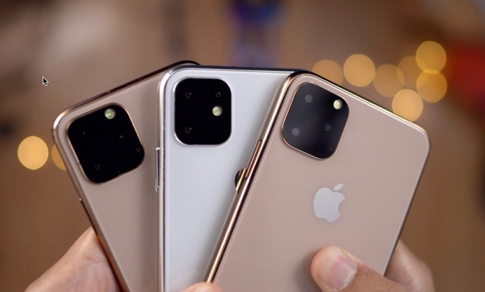 iPhone 2019の3つのモデルすべてについて9月に同時リリースが予測される