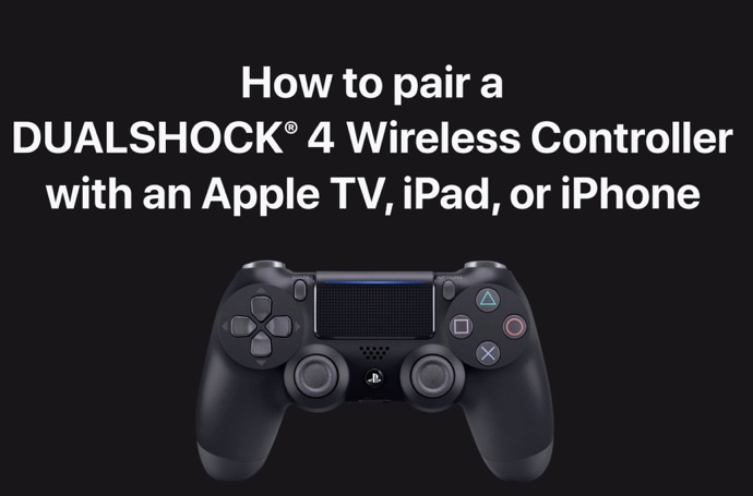 Apple Support、XboxとDUALSHOCK 4ワイヤレスコントローラーをApple TV、iPad、またはiPhoneとペアリングする方法のハウツービデオを公開