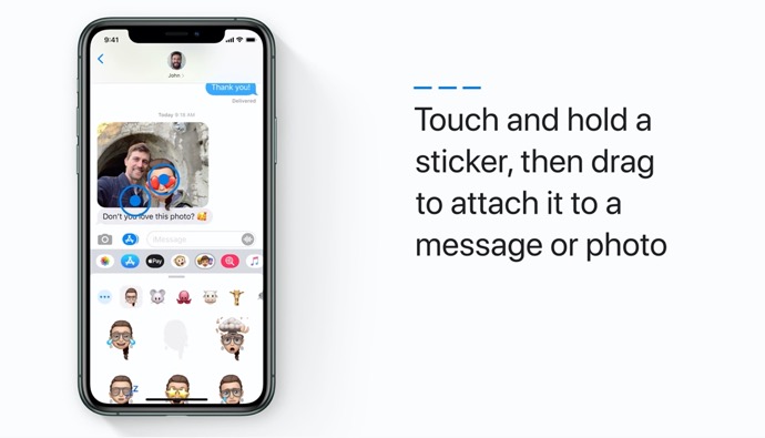 Apple Support、iPhoneおよびiPadのメッセージにMemojiステッカーを追加する方法のハウツービデオを公開