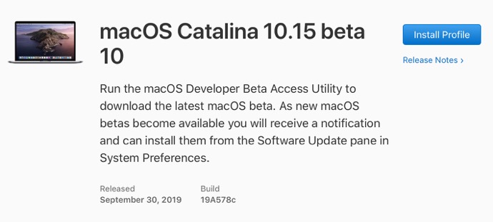 MacOS Catalina 10 15 beta 10 00001 z