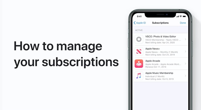 Apple Support、iPhoneまたはPadでサブスクリプションを表示、変更、キャンセルする方法のハウツービデオを公開