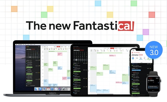 FlexibitsはiPhone、iPad、Mac、Apple Watchのオールインワンアプリ「Fantastical 3」をサブスクリプションとしてリリース