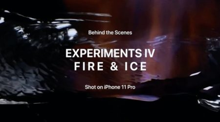Apple、Shot on iPhoneシリーズの「Experiments IV: Fire & Ice」とその舞台裏のビデオを公開