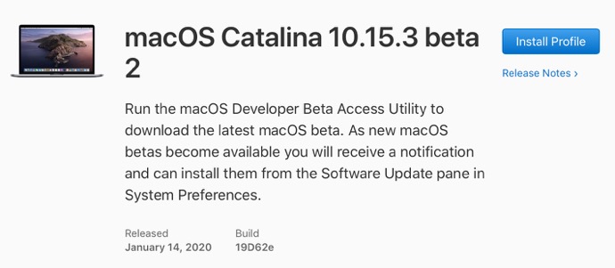 MacOS Catalina 10 15 3 beta 2 00001 z