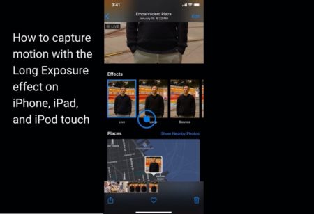 Apple Support、iPhoneおよびiPadで長時間露光エフェクトを使用してモーションをキャプチャする方法のハウツービデオを公開