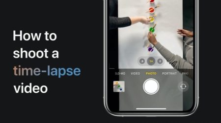Apple Support、iPhoneおよびiPadでタイムラプスビデオをキャプチャする方法のハウツービデオを公開