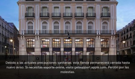 Apple、新型コロナウィルスの影響の中スペインのすべての直営店舗を閉鎖