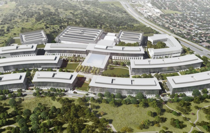 Apple、オースティンのキャンパスに192室規模のホテルを建設