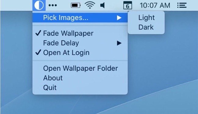 Mac ライトモードやダークモードに切り替えると壁紙も自動的に切り替える無料の Dark Mode Wallpaper Switcher 酔いどれオヤジのブログwp