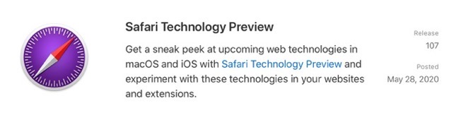 Safari Technology Preview 107 00001 z