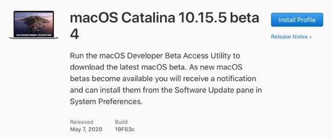 MacOS Catalina 10 15 5 beta 4 00001 z