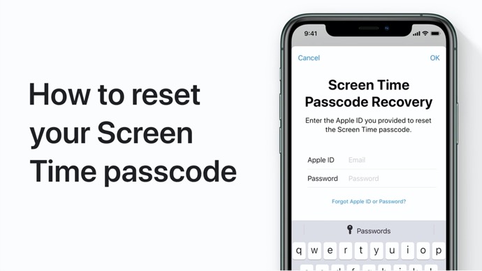 Apple Support、iPhoneおよびiPadでスクリーンタイムのパスコードをリセットする方法のハウツービデオを公開