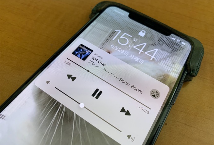 iPhoneでビデオを撮影しながら、ミュージックを再生し録音する方法