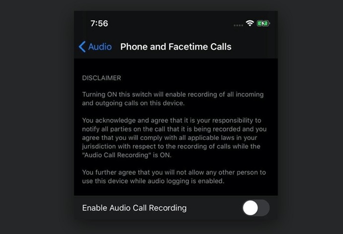 噂の「iOS 14の通話記録機能」は内部デバッグ専用で、公開はされない可能性が高い