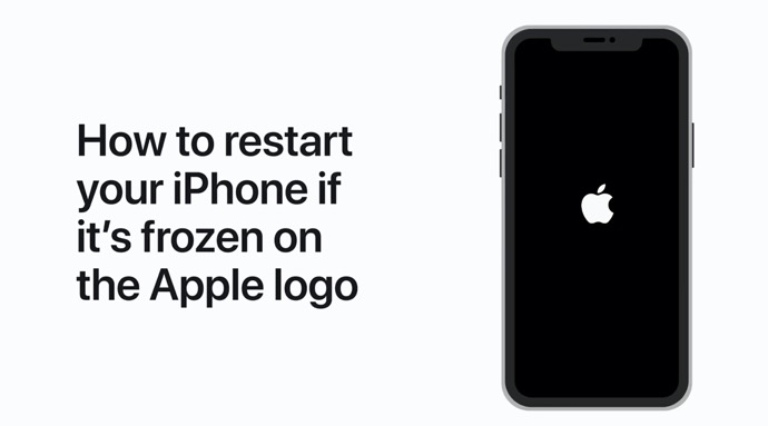 Apple Support、iPhoneがAppleロゴでフリーズした場合に再起動する方法のハウツービデオを公開