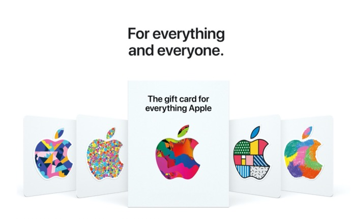 Apple、ハードウェア、ソフトウェア、サービスのためのユニバーサルギフトカードを発売