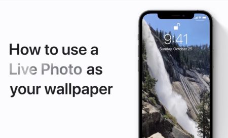 Apple Support、iPhoneでLive Photoを壁紙として使用する方法のハウツービデオを公開