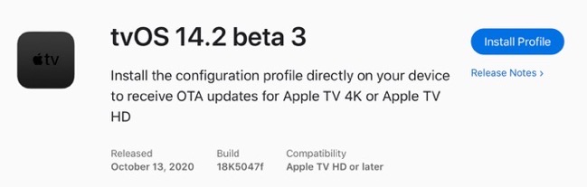 TvOS 14 2 beta 3 00001 z