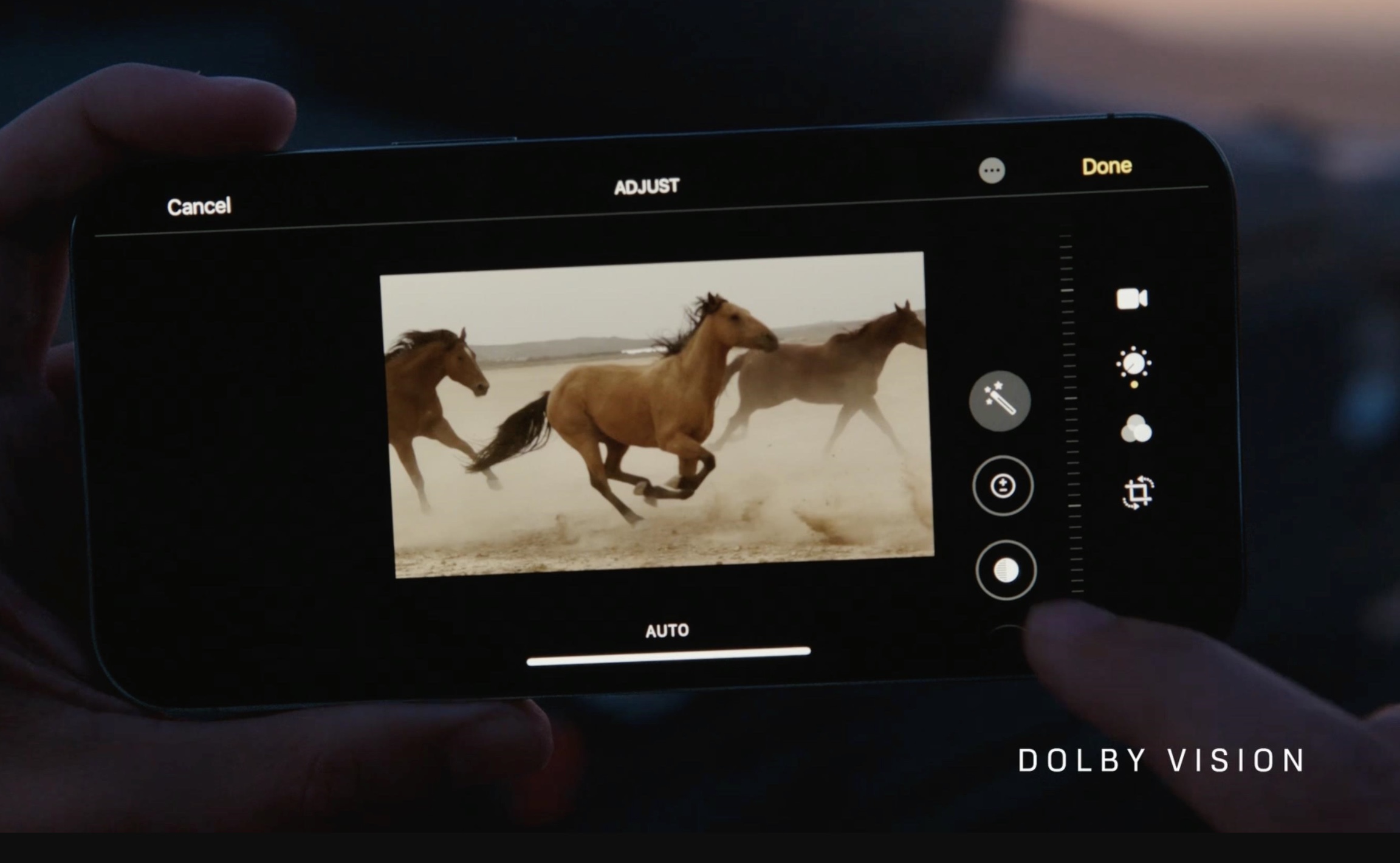 iPhone 12および12 ProのDolby Vision HDR対応ビデオアプリ
