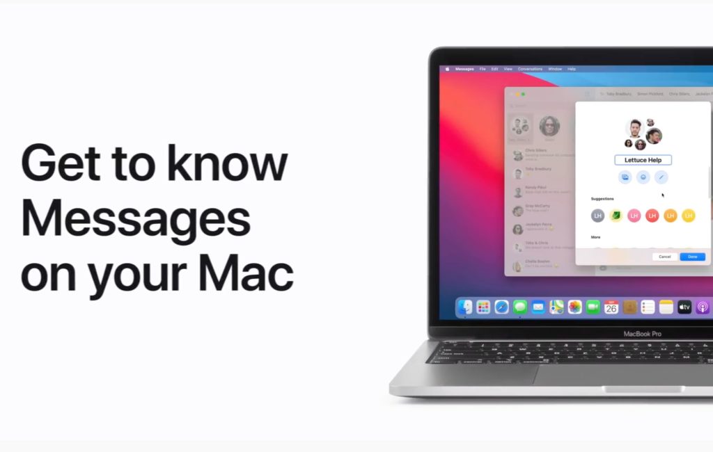 Apple Support、macOS Big Surのメッセージの新機能のハウツービデオを公開