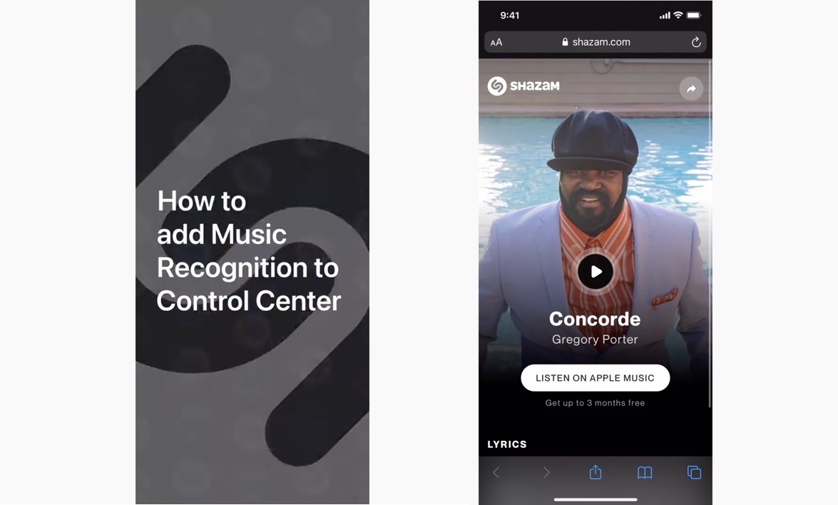 Apple Support Iphone Ipadでミュージック認識をコントロールセンターに追加する方法のハウツービデオを公開 酔いどれオヤジのブログwp